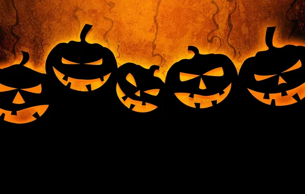 Тыквы, хэллоуин, halloween