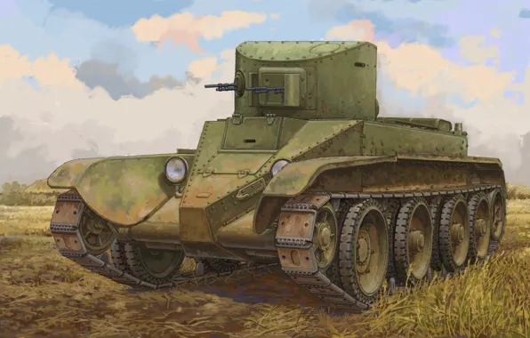 СССР, Бронетехника, БТ-2, Лёгкий танк