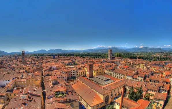 City, town, building