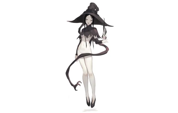 Sexy, blouse, boobs, anime, brunette, erotic, breasts, witch