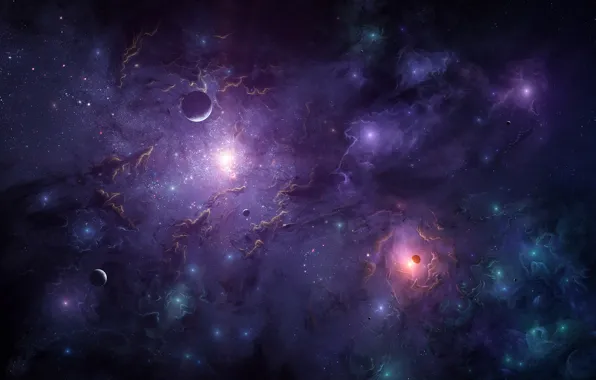 Звезды, Планета, Космос, Туманность, Звезда, Планеты, Planets, Star