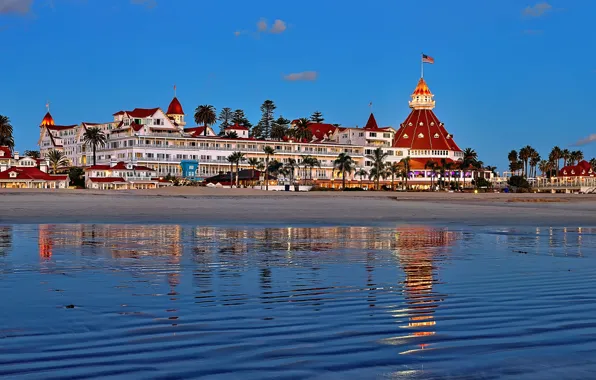 Картинка Калифорния, отель, hotel, Сан-Диего, Del-Coronado