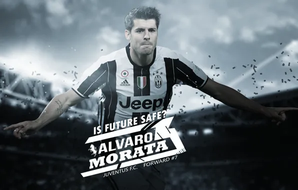Wallpaper, sport, stadium, football, player, Alvaro Morata, Juventus FC, Juventus Stadium