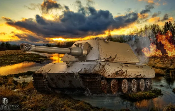 Картинка игры, оружие, game, weapon, world of tanks, мир танков, tank, Е-100