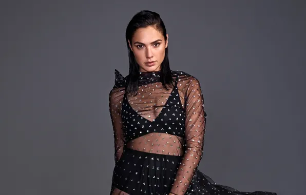 Картинка взгляд, девушка, прозрачный, фото, модель, Glamour, Gal Gadot