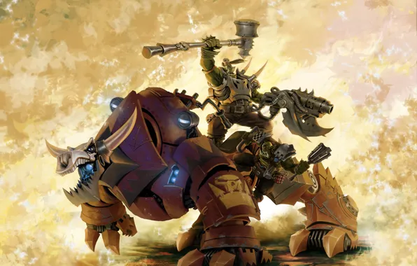 Картинка orcs, warhammer 40K, mechanical creature