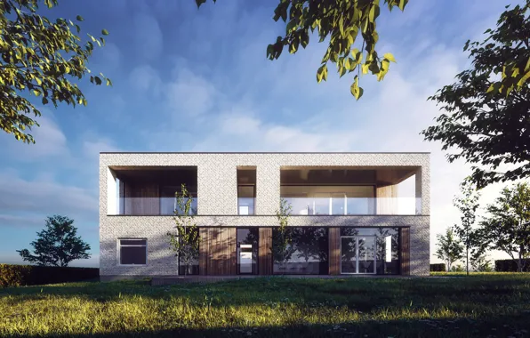 Растительность, House, архитектура, строение, villa