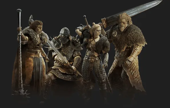 Игра, Воин, класс, персонаж, Dragon's Dogma 2