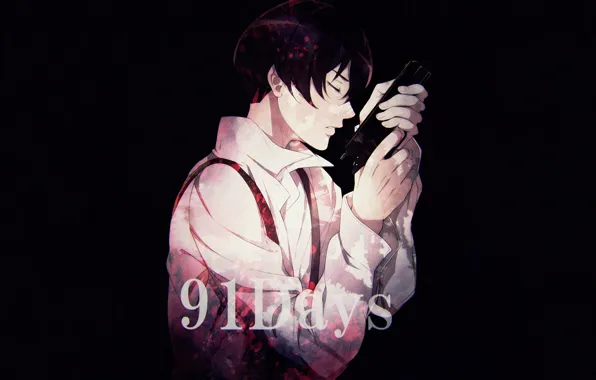 Аниме, арт, парень, 91 Days, 91 день