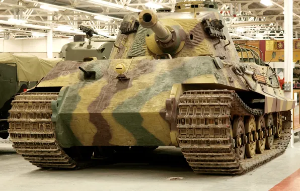 Картинка музей, немецкий, тяжёлый, &ampquot;Королевский тигр&ampquot;, танк PzKpfw VI (Tiger II)