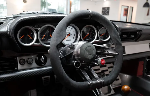 Руль, суперкар, supercar, панель приборов, limited edition, 2025, Porsche 993, Gunther Werks