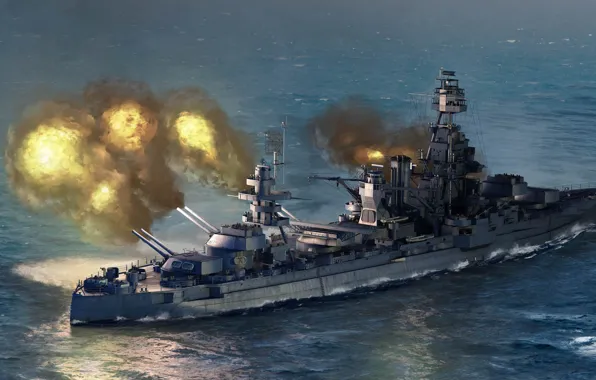 США, линкор, линейный корабль, USS Texas (BB-35), US NAVY