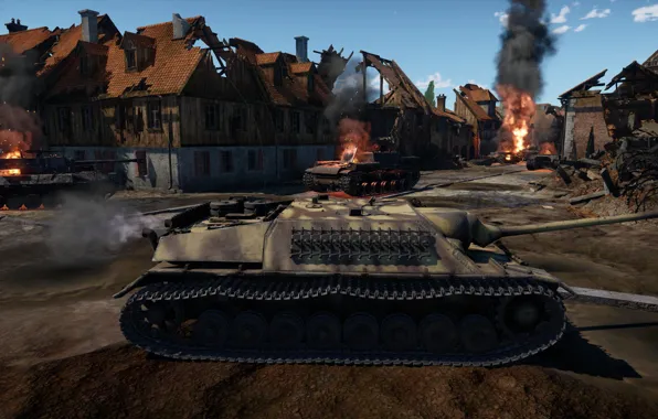 Jagdpanzer, War thunder, тигр 1, Вар тандер, ягпанцер