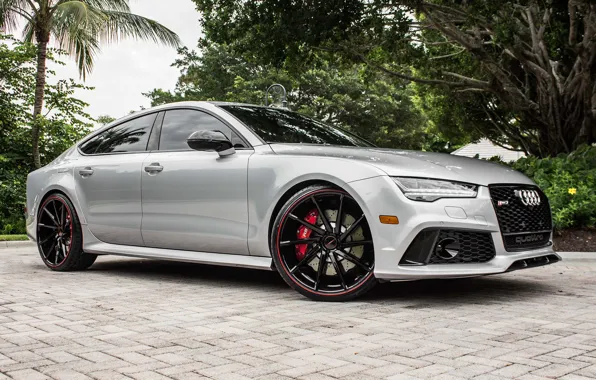 Audi, Custom, CVT, Vossen, Wheels, RS7, Painted