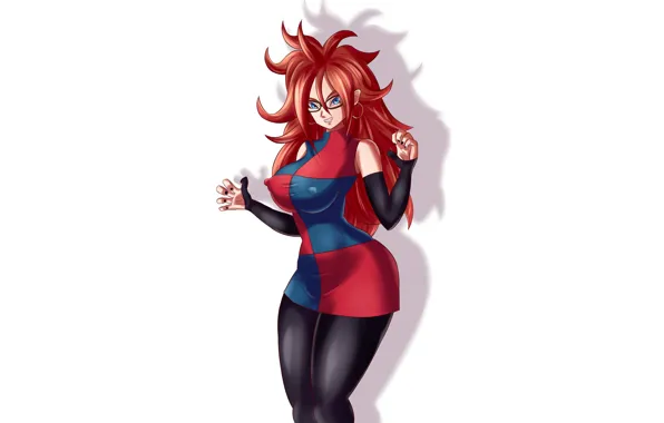 DBS, red, girl, game, boobs, big, breast, anime
