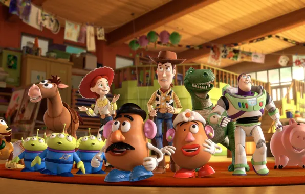 История игрушек, toy story, баз