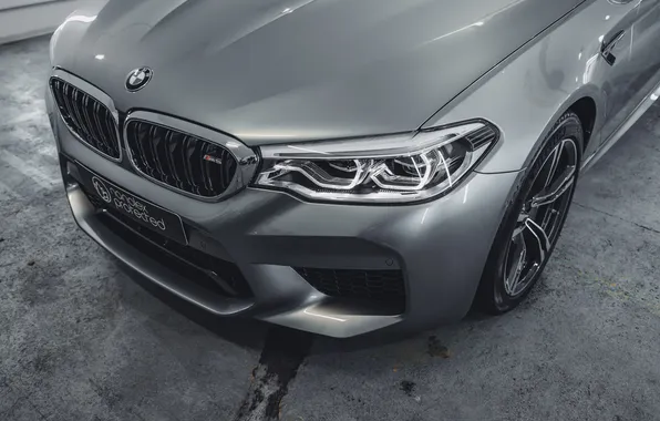 Картинка серый, BMW M5, спортивная машина