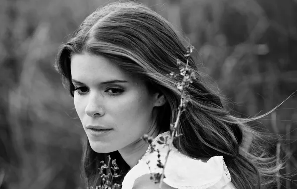 Взгляд, поза, портрет, актриса, hair, Kate Mara, Кейт Мара
