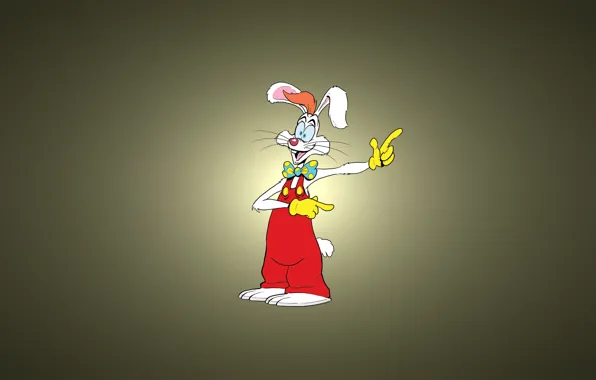 Заяц, бант, Кто подставил кролика Роджера, Who Framed Roger Rabbit, темноватый фон