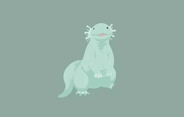 Фон, существо, аниме, mahoutsukai no yome, axolotl