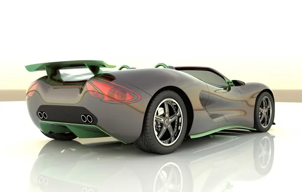 Картинка зеленый, скорость, Ronn Motor Scorpion