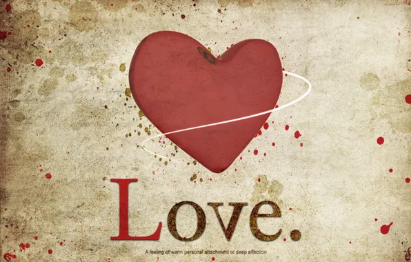 Любовь, надпись, сердце