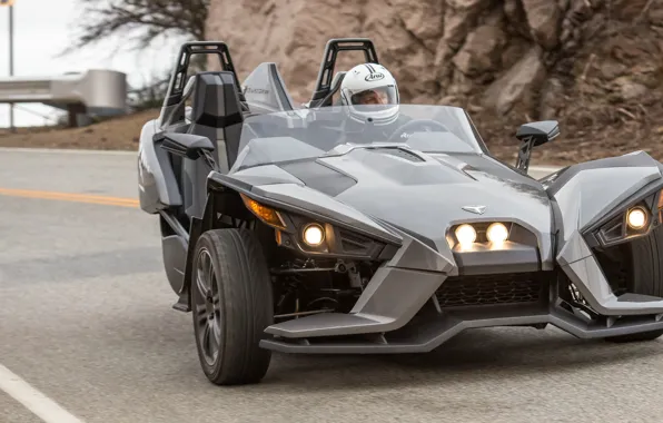 Beautiful, comfort, hi-tech, Polaris, Slingshot, tecnology, sporty, tricycle