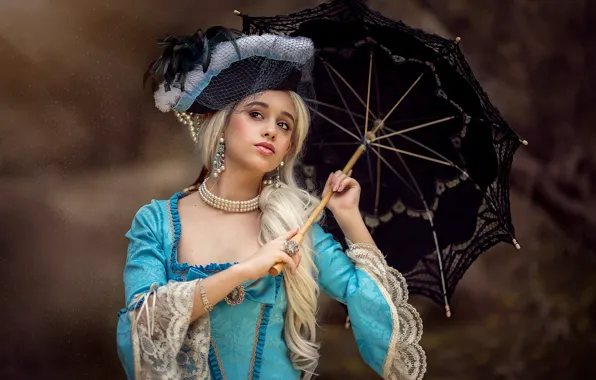 Картинка украшения, зонтик, платье, шляпка, Chloe Britannia