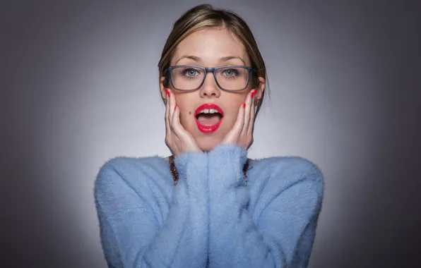 Взгляд, девушка, портрет