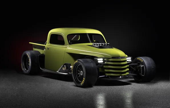 Chevrolet, SEMA, Black Background, Ringbrothers, 2022, SEMA 2022, Enyo 1948, Chevrolet Super Truck