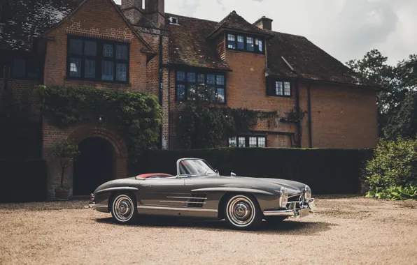 Картинка car, Mercedes-Benz, classic, 1957, 300SL, Mercedes-Benz 300 SL Roadster