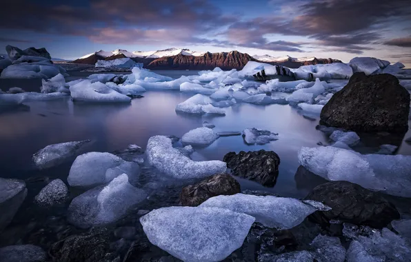 Картинка Исландия, Iceland, Ice Lagoon