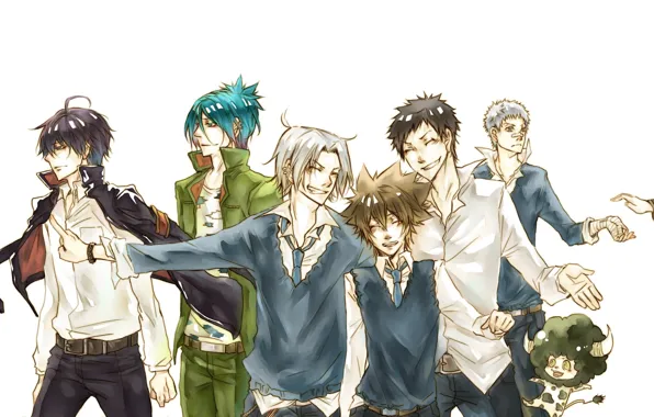 Парни, Katekyo Hitman REBORN, Учитель мафиози Реборн