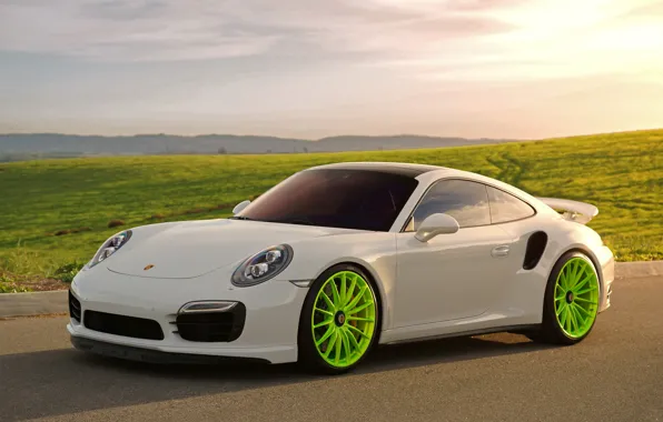 Картинка Porsche, Turbo, 991, HRE, P103