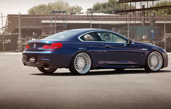 Картинка BMW, blue, tuning, coupe, 650i, F13