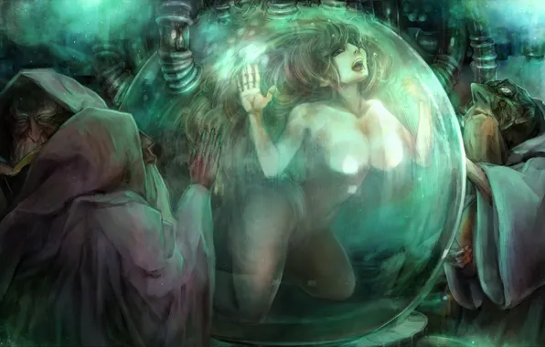 Glass, nude, fear, Dragon's Crown