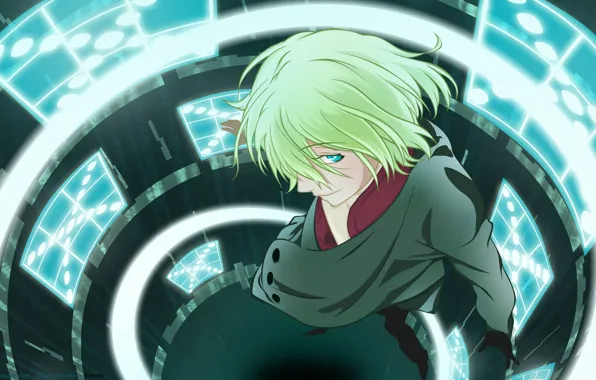 Взгляд, аниме, парень, Aquarion Evol