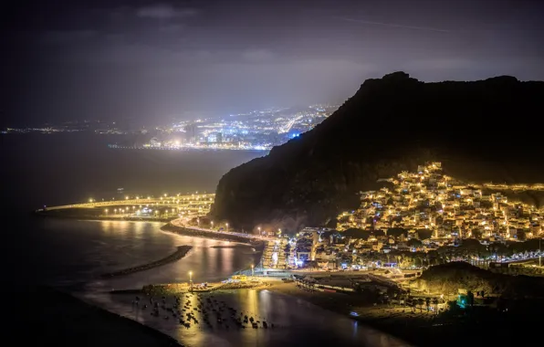 Ночь, огни, туман, Tenerife
