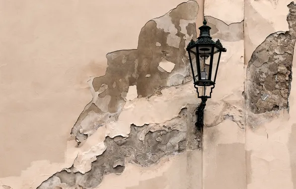 Картинка фон, стена, лампа