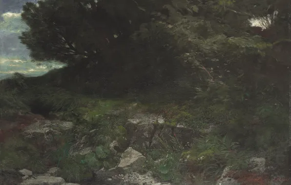 Картинка 1901, Опушка леса, Арнольд Бёклин