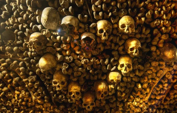Смерть, обои, Франция, кости, черепа, wallpaper, ужас, страшно
