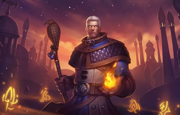 Hearthstone, Хартстоун, Khadgar, скин мага, Кадгар, new mage skin