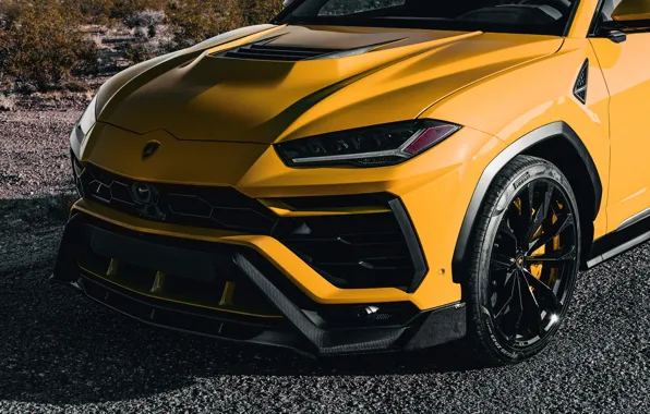 Картинка Lamborghini, Yellow, SUV, Urus, VAG