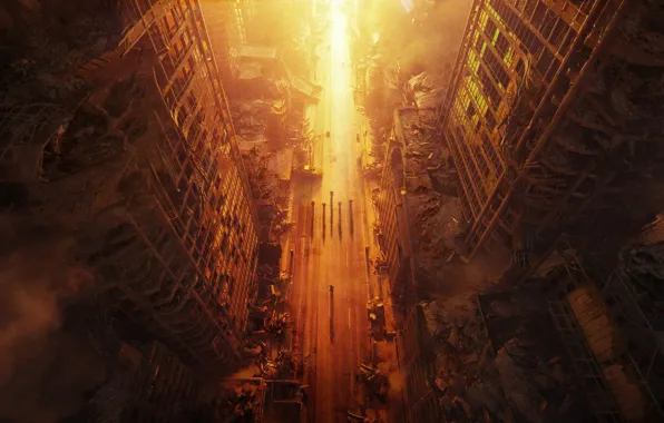 Руины, Постапокалиптика, Wasteland 3