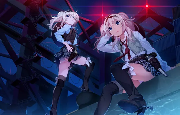 Ночь, девушки, юбки, Grisaia: Phantom Trigger