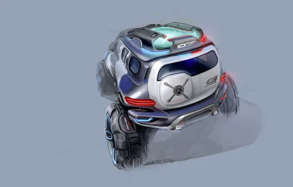 Картинка Mercedes-Benz, concept, G-Force, Ener