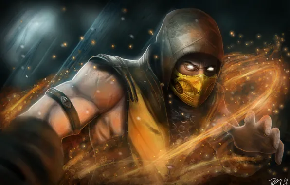 Мужик, маска, Mortal Kombat