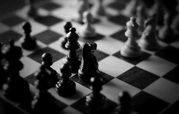 Картинка белое, шахматы, черное