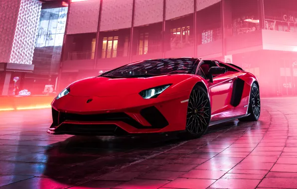 Roadster, Lamborghini, суперкар, Aventador, Aventador S, 2019