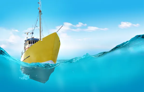 Вода, корабль, судно, Canadian Coast Guard